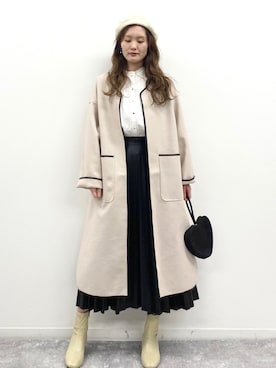 「archives（アルシーヴ）のアイテム（帽子）」を使った、EPIMI ÉPIMMYさん（レディース・163cm）の秋コーディネート