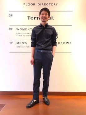 「Anderson's（アンダーソンズ）のアイテム」を使った、Daigoさん（メンズ・177cm）の夏コーディネート