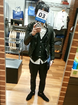 「DELAY by Win & Sons（ディレイバイウィンアンドサンズ）のアイテム」を使った、にしこりKさん（メンズ・171cm）の春コーディネート
