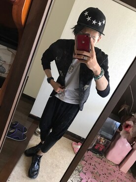 「Paul Smith（ポールスミス）のアイテム（ブーツ）」を使った、にしこりKさん（メンズ・171cm）の夏コーディネート