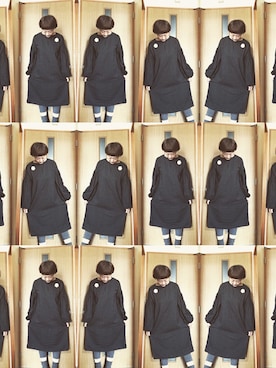 「フレンチブルのアイテム（ソックス/靴下、グレー系）」を使った、mikiさん（レディース・169cm）の冬コーディネート