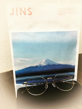 「JINS（ジンズ）のアイテム（メガネ、その他）」を使った、mikiさん（レディース・169cm）の冬コーディネート