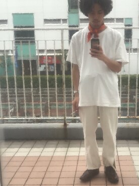 スカーフ のメンズ人気ファッションコーディネート 髪型 アフロ Wear