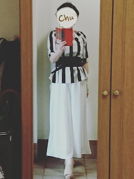 「M.deux（エムドゥ）のアイテム（トップス）」を使った、nyamu94さん（レディース・153cm）の春コーディネート