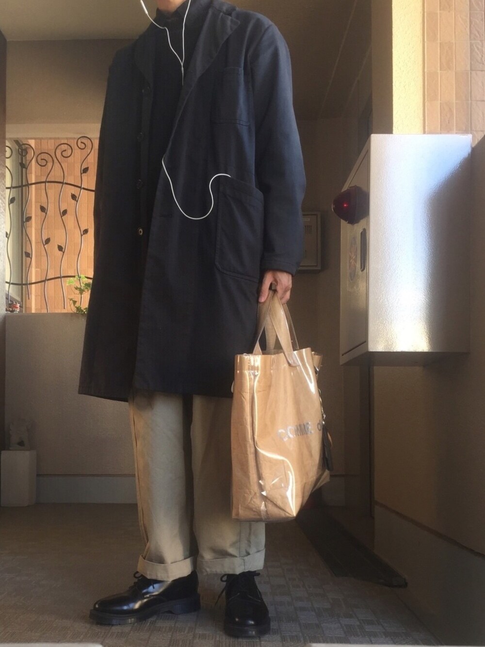 174cm / MENさんの「 atelier coat（YAECA）」を使ったコーディネート