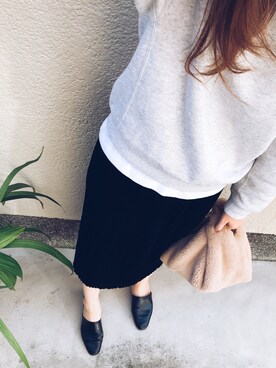 「UNIQLOU」｜「アイテム（アクセサリー）」を使った、nayumiさん（レディース・157cm）の秋コーディネート