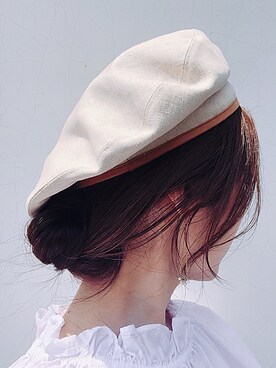 ハンチング ベレー帽を使った ヘアスタイル の人気ファッションコーディネート Wear