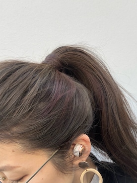 「ヘアアレンジ」｜「アイテム（PC・スマホグッズ/家電）」を使った、nayumiさん（レディース・157cm）の春コーディネート