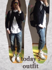 UNIQLO | ドット柄シャツ(シャツ/ブラウス)