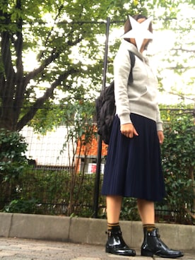 「アイテム（ピアス（両耳用））」を使った、HAKOさん（レディース・158cm・30代）の秋コーディネート