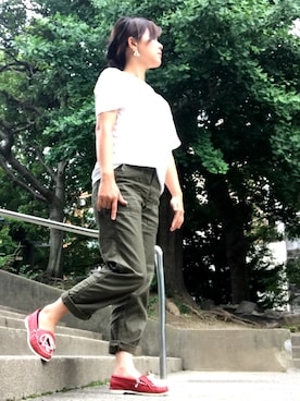 「アイテム（ピアス（両耳用））」を使った、HAKOさん（レディース・158cm・30代）の夏コーディネート