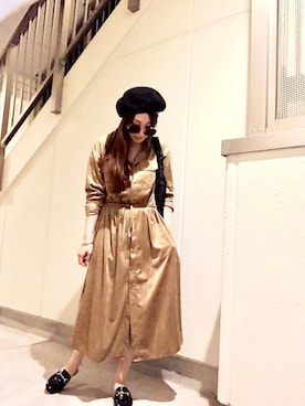 「Factor=（ファクターイコール）のアイテム（シューズ）」を使った、Likoさん（レディース・152cm）の秋コーディネート