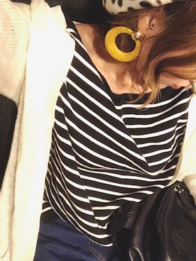 「ストリート服が好き」｜「アイテム（ハンチング/ベレー帽）」を使った、Likoさん（レディース・152cm）の秋コーディネート