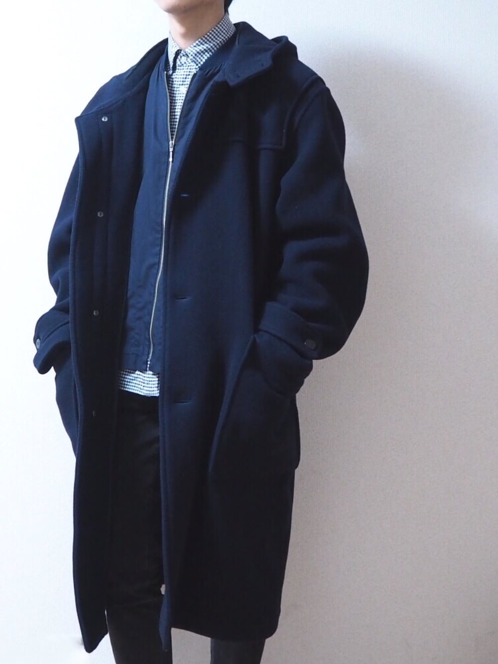 HELLY HANSENのダッフルコートを使った人気ファッションコーディネート