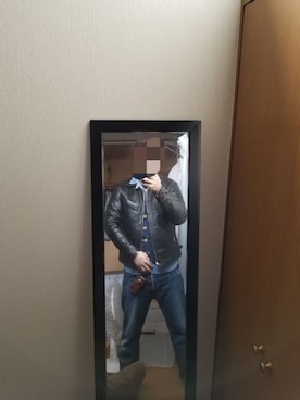 「FREEWHEELERS（フリーホイーラーズ）のアイテム（トップス）」を使った、ペレさん（メンズ・178cm）の冬コーディネート