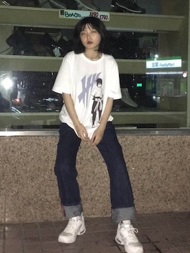 「jump（ジャンプ）のアイテム」を使った、songさん（レディース・160cm）の秋コーディネート