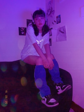 「PUMA（プーマ）のアイテム（レッグウェア）」を使った、songさん（レディース・160cm）の春コーディネート
