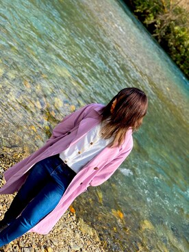 「g（ジー）のアイテム」を使った、Keiさん（レディース・160cm）の春コーディネート