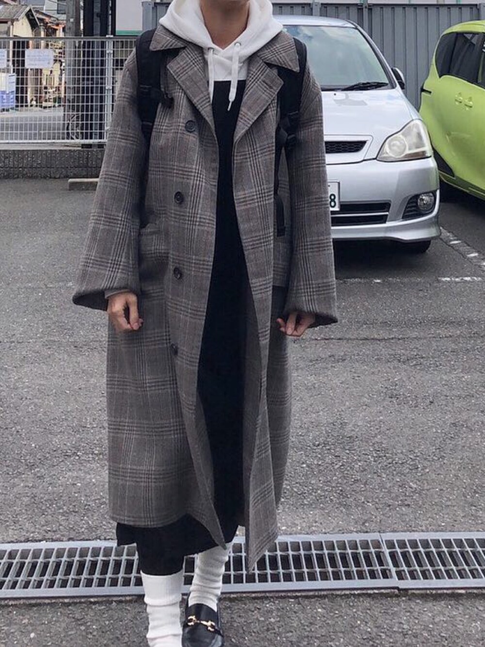 AURALEE / ダブルフェイス チェックコートを使った人気ファッション