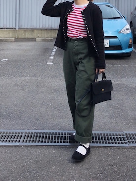 「カンフーシューズ」｜hmnr.sさん（レディース・157cm）の春コーディネート