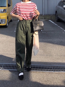 「カンフーシューズ」｜hmnr.sさん（レディース・157cm）の春コーディネート