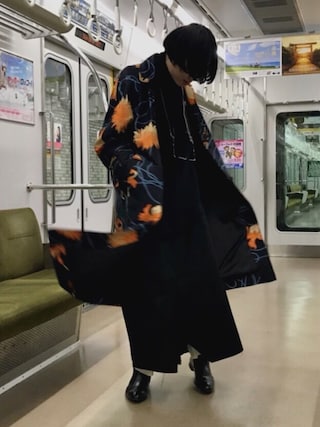 DRIES VAN NOTEN チェスターコート ブラウン DRIES VAN NOTENのチェスターコートを使った人気ファッション