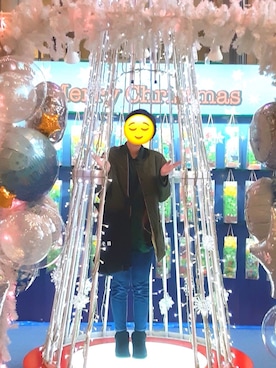「裏ボア」｜「アイテム（ブーツ）」を使った、けろっぴさん（レディース・163cm）の冬コーディネート