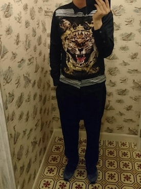 「musium div（musium div）のアイテム」を使った、Dasabala Limさん（メンズ・185cm）の春コーディネート