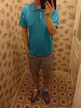 「Lafuma（ラフマ）のアイテム」を使った、Dasabala Limさん（メンズ・185cm）の夏コーディネート