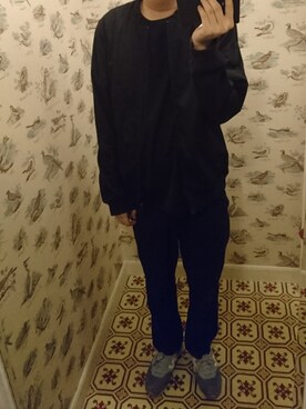 「Y-3（ワイスリー）のアイテム（ナイロンジャケット）」を使った、Dasabala Limさん（メンズ・185cm）の秋コーディネート