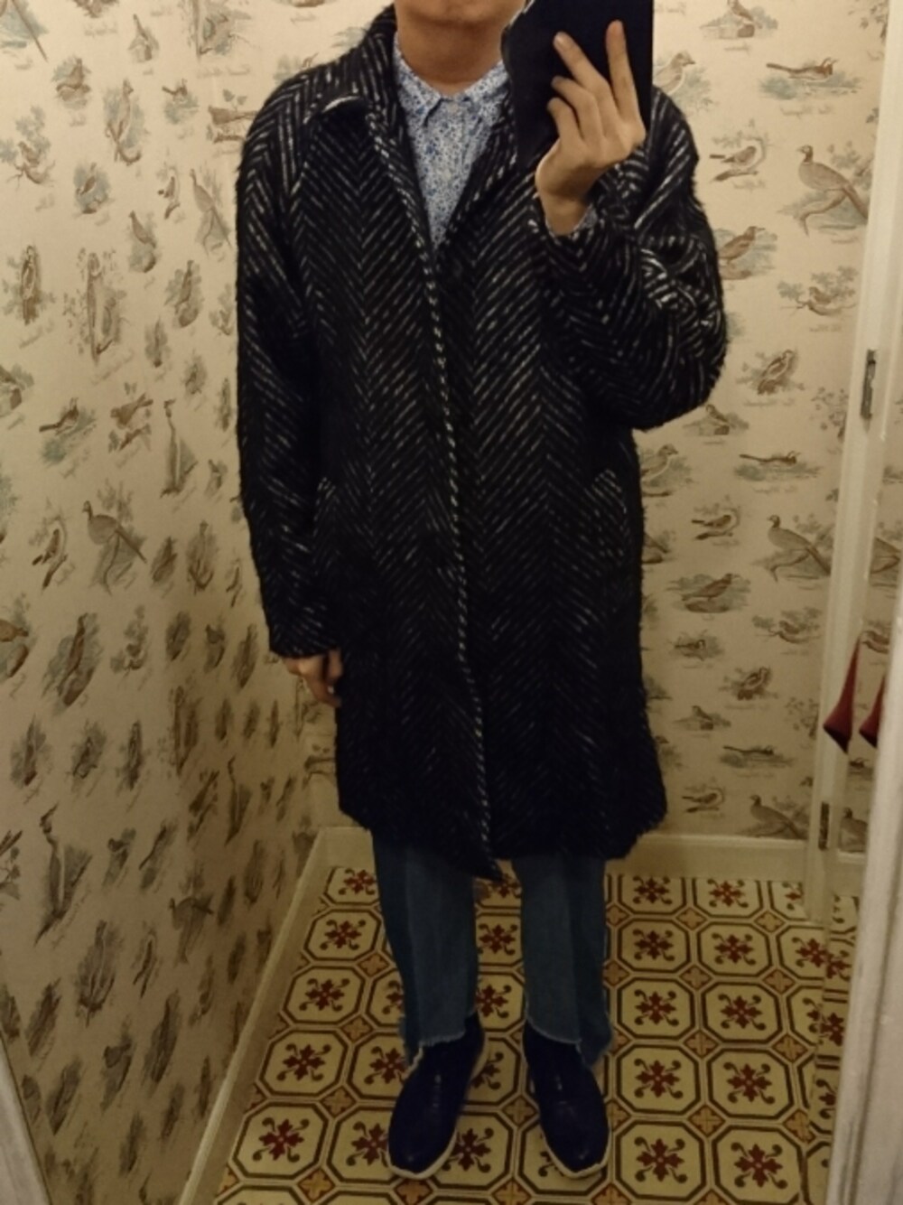 「ootd、冬コーデ、outfit、hkgirl、alpaca、Hong Kong、street、men」｜「UNIQLOのアイテム（シャツ/ブラウス、その他）」を使った、Dasabala Limさん（メンズ・185cm）の冬コーディネートの1枚目の写真