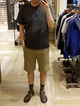 「musium div（musium div）のアイテム」を使った、Dasabala Limさん（メンズ・185cm）の夏コーディネート