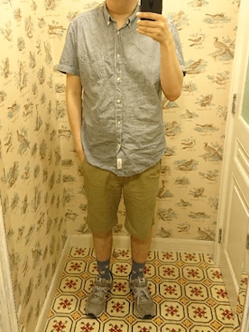 「musium div（musium div）のアイテム」を使った、Dasabala Limさん（メンズ・185cm）の秋コーディネート