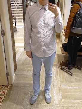 「G2000 （ジートゥサウザンド）のアイテム」を使った、Dasabala Limさん（メンズ・185cm）の冬コーディネート