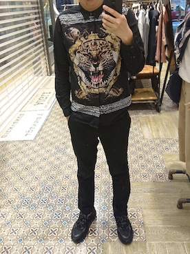 「musium div（musium div）のアイテム」を使った、Dasabala Limさん（メンズ・185cm）の秋コーディネート