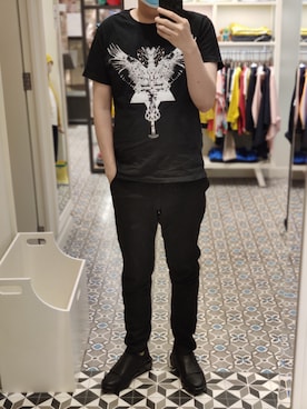 「musium div（musium div）のアイテム」を使った、Dasabala Limさん（メンズ・185cm）の夏コーディネート