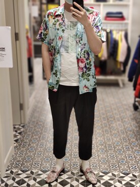 「G2000 （ジートゥサウザンド）のアイテム」を使った、Dasabala Limさん（メンズ・185cm）の秋コーディネート