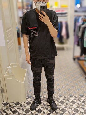 「:CHOCOOLATEのアイテム」を使った、Dasabala Limさん（メンズ・185cm）の夏コーディネート