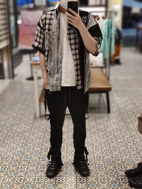 「harshandcruel」｜Dasabala Limさん（メンズ・185cm）の夏コーディネート