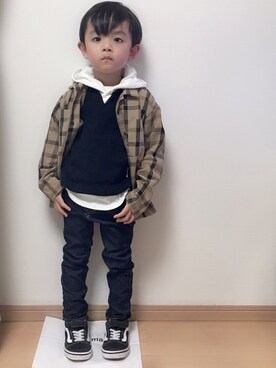 Hさんさん(キッズ・100cm)の秋コーディネート