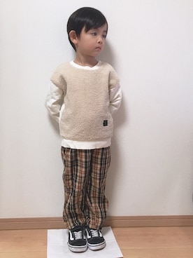 Hさんさん(キッズ・100cm)の秋コーディネート