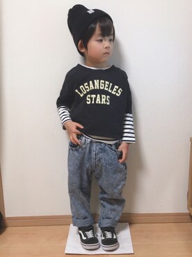 Hさんさん(キッズ・100cm)の冬コーディネート