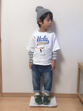 「LAGOM（LAGOM）のアイテム」を使った、Hさんさん（キッズ・100cm）の春コーディネート