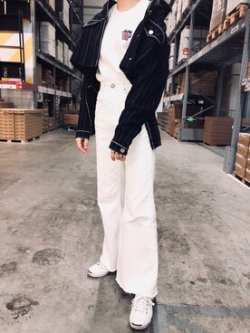 「DAZZLE（ダズル）のアイテム（ジャケット/アウター）」を使った、林林林林某某さん（レディース・170cm）の春コーディネート