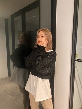 金澤 葵さん(レディース・158cm)の春コーディネート