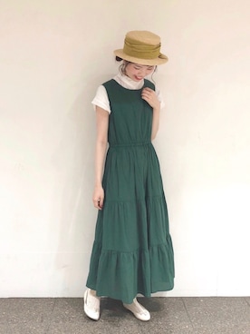 アカリと柚子さん（レディース・165cm）の夏コーディネート