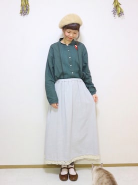 アカリと柚子さん（レディース・165cm）の秋コーディネート