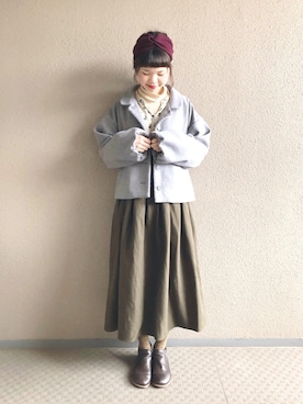 アカリと柚子さん（レディース・165cm）の冬コーディネート