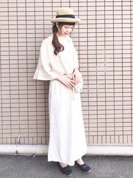 アカリと柚子さん（レディース・165cm）の夏コーディネート