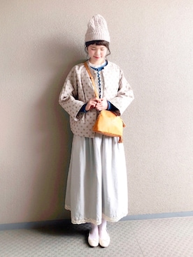 アカリと柚子さん(レディース・165cm)の春コーディネート